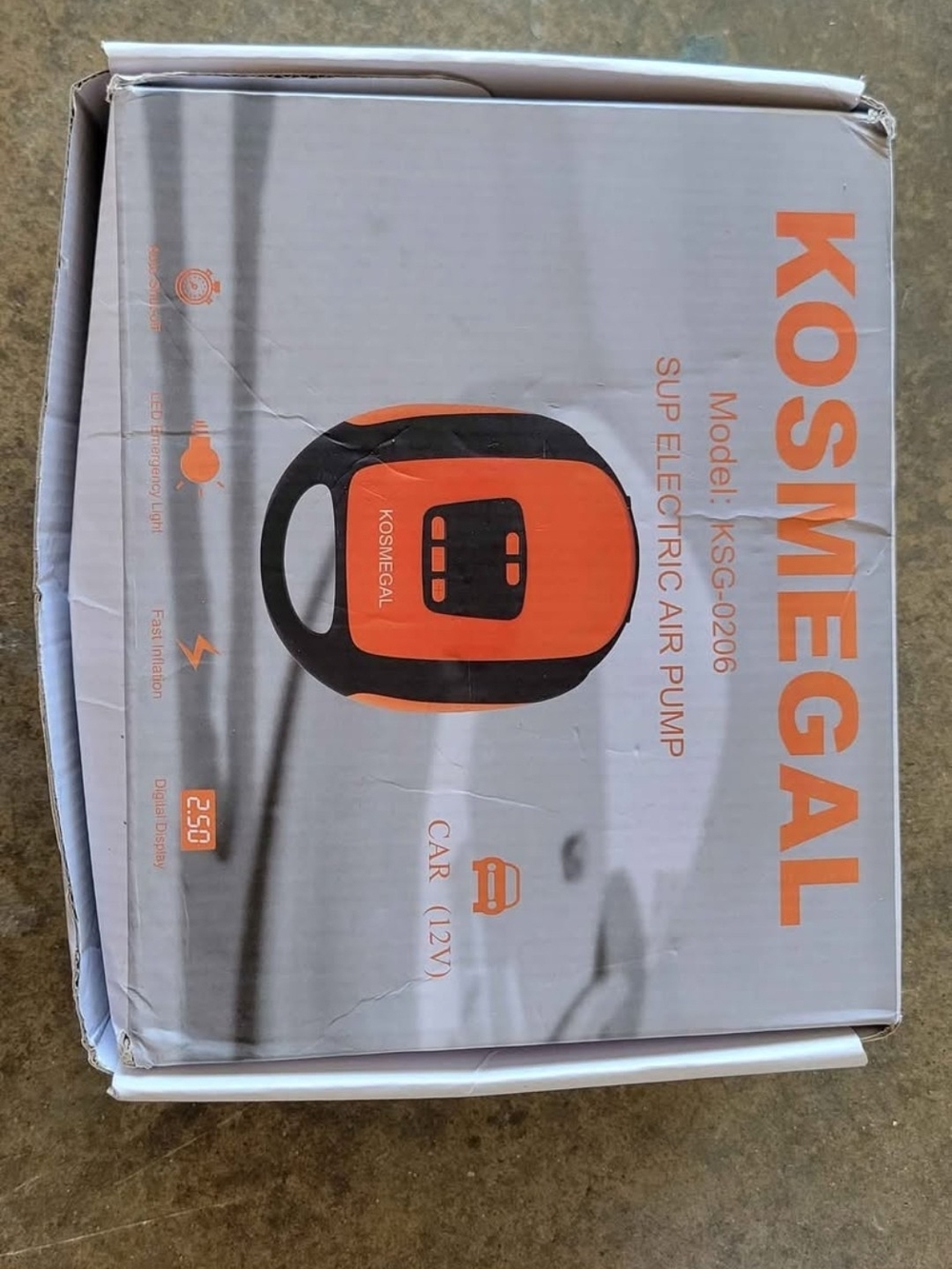 KOSMIEGAL Sup Electric Air Pump - Orange/Black